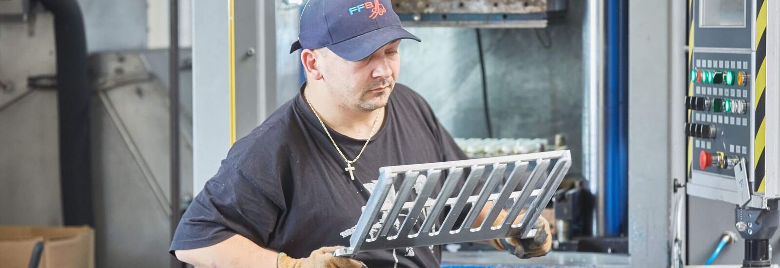 Ein Arbeitnehmer bei der Arbeit