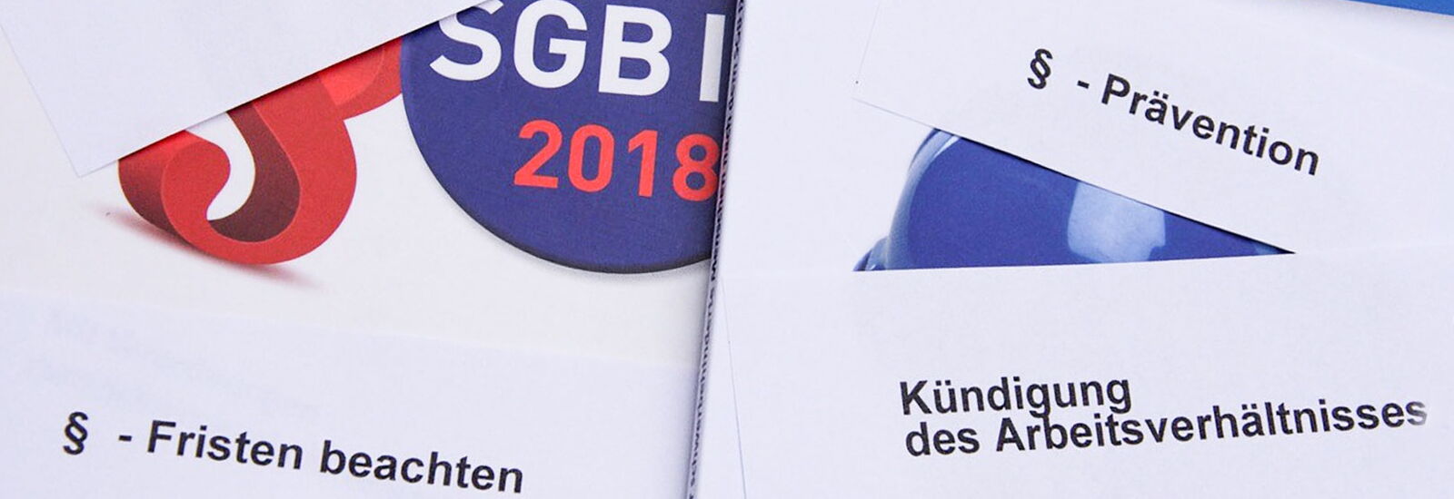 Broschüren zum Thema Kündigungsschutz für Mitarbeiter mit Schwerbehinderung